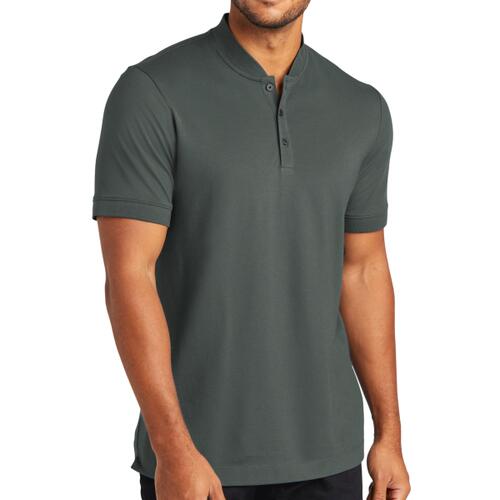 Stretch Pique Henley Thumbnail
