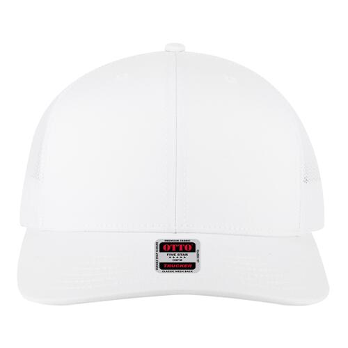 OTTO CAP 6 Panel Mid Profile Mesh Back Trucker Hat Thumbnail