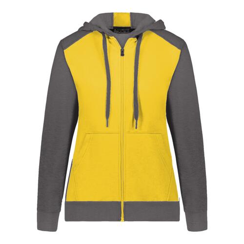 Ladies Three-Season Fleece Full Zip Hoodie Thumbnail