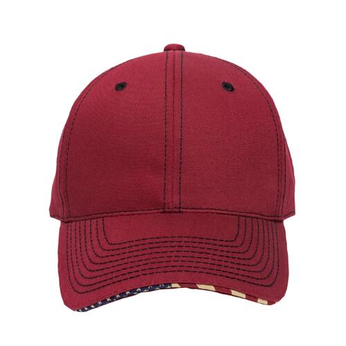 Structured Twill W/Flag Sandwich Visor Thumbnail