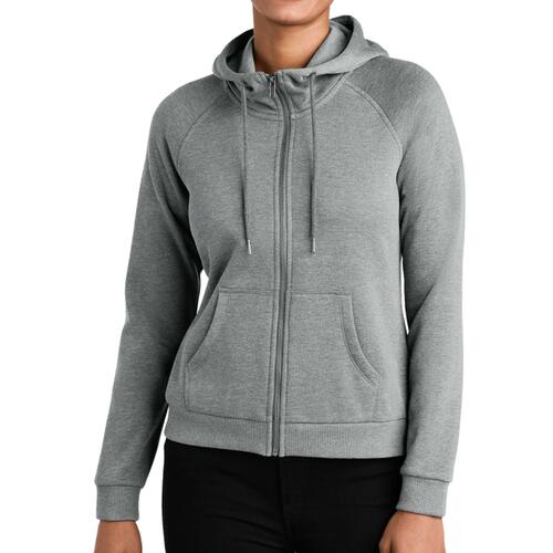 AllMade Women's Organic CVC Fleece Full Zip Hoodie AL5003 Women's Organic CVC Fleece Full Zip Hoodie Thumbnail