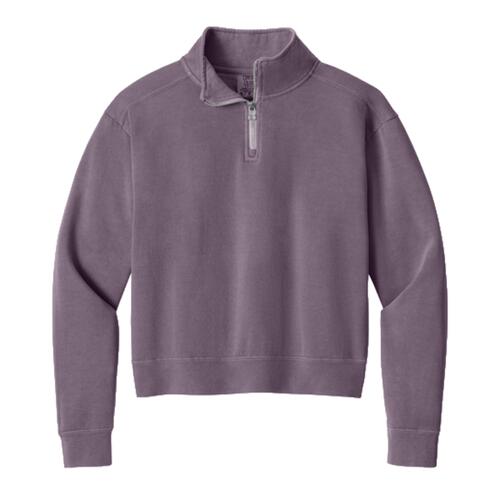 Women's Mid Length 1/4 Zip Sweatshirt Thumbnail