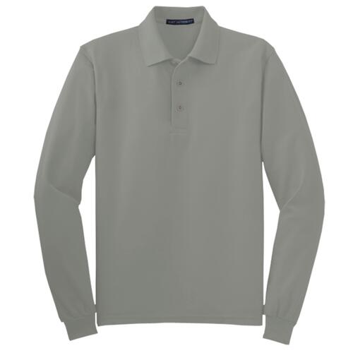 Port Authority Tall Silk Touch Long Sleeve Polo TLK500LS Tall Silk Touch Long Sleeve Polo Thumbnail