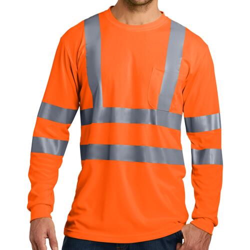 CornerStone Ansi 107 Class 3 Long Sleeve Snag Resistant Reflective T Shirt CS409 Ansi 107 Class 3 Long Sleeve Snag Resistant Reflective T Shirt Thumbnail