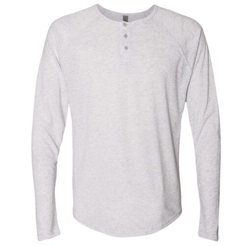 Men's Triblend Henley T-Shirt Thumbnail