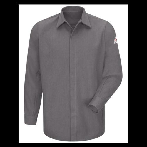 Men's Tall Concealed-Gripper Pocketless Long Sleeve Shirt - CoolTouch® 2 Thumbnail