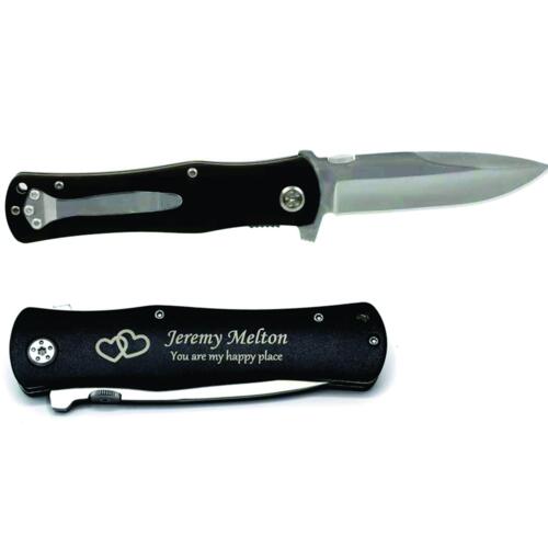 4 1/2" Black Anodized Aluminum Handle Knife Thumbnail