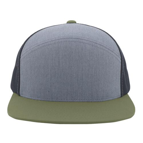 Pacific Headwear 6-Panel Arch Trucker Snapback Cap P787 6-Panel Arch Trucker Snapback Cap Thumbnail