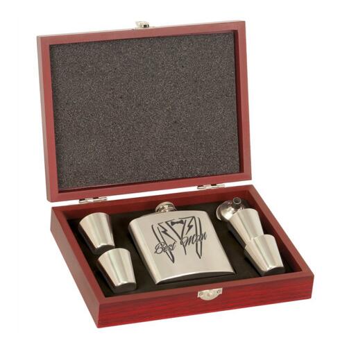 Stainless Steel Flask Set in Gift Box Thumbnail