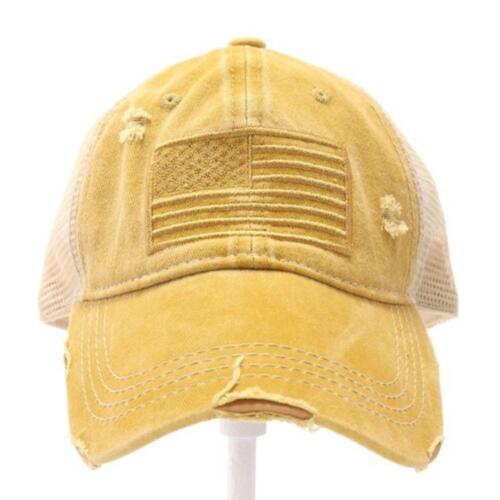 CC Beanie Apparel Monochrome USA Embroidered High Pony CC Ball Cap BT926 Monochrome USA Embroidered High Pony CC Ball Cap Thumbnail