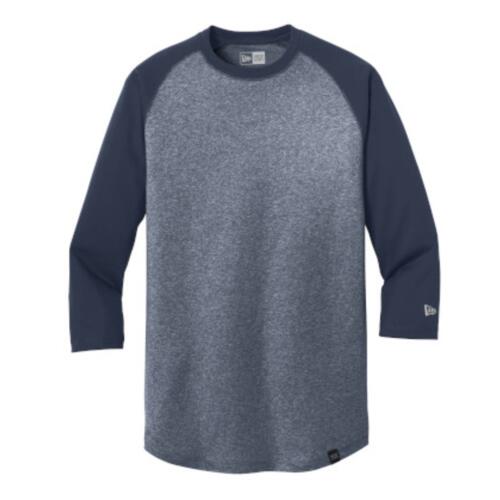 New Era Heritage Blend 3/4 Sleeve Baseball Raglan Tee NEA104 Heritage Blend 3/4 Sleeve Baseball Raglan Tee Thumbnail