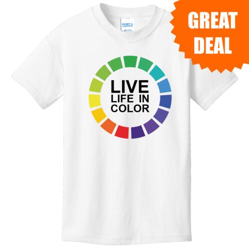 Port & Company Youth Full Color Printed White Tee PC54YD Youth Full Color Printed White Tee Thumbnail