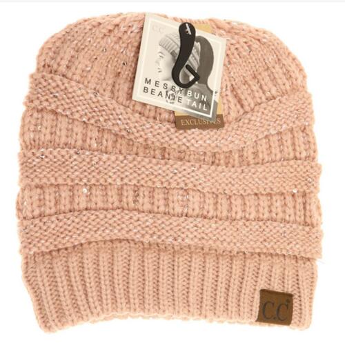 CC Beanie Apparel Sequin Beanie Tail MB730 Sequin Beanie Tail Thumbnail