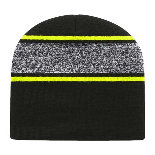 CAP AMERICA USA-Made Variegated Striped Beanie RKV9 USA-Made Variegated Striped Beanie Thumbnail