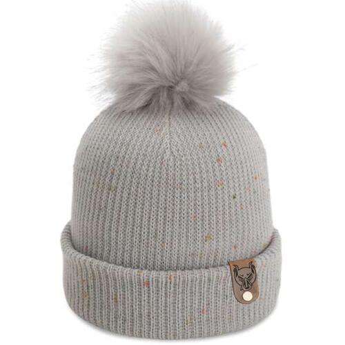 Leather Tag Montage Pom Beanie Thumbnail