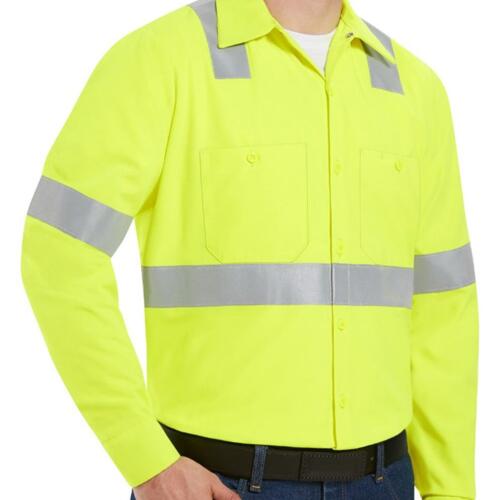 Red Kap High Visibility Work Shirt Tall Sizes SS14HVT High Visibility Work Shirt Tall Sizes Thumbnail