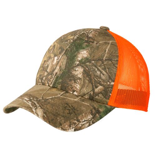 Structured Camouflage Mesh Back Cap Thumbnail