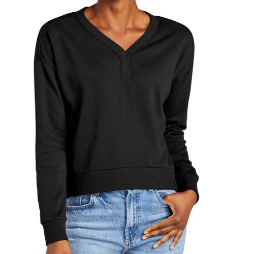 Women's Perfect Tri Fleece V Neck Sweatshirt Thumbnail