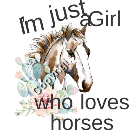 598 Girl who loves horses Thumbnail