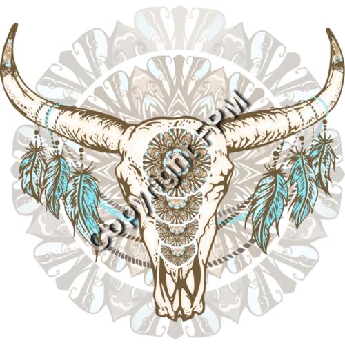 614 Tribal Bull Horns Thumbnail