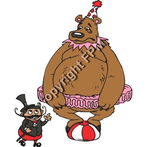 593 Circus Bear Thumbnail