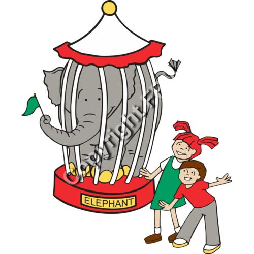 594 Circus Elephant Thumbnail
