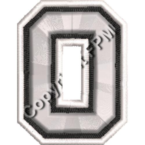 Letter O EMB 532 Thumbnail