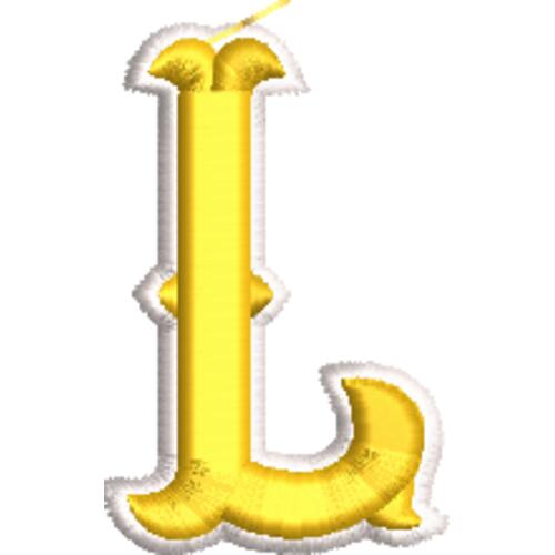 Letter L EMB536 Thumbnail
