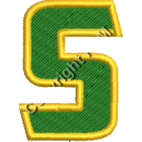 Letter S EMB542 Thumbnail