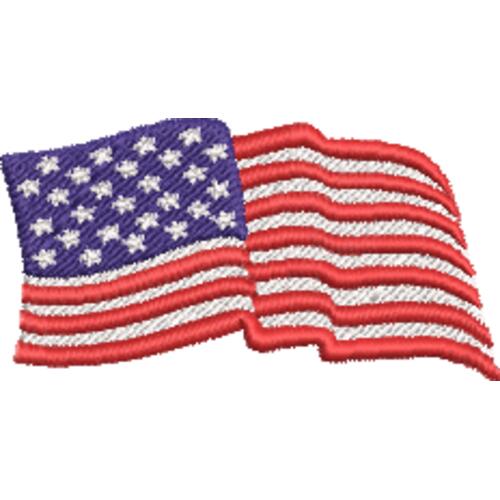 Waving Flag EMB540 Thumbnail