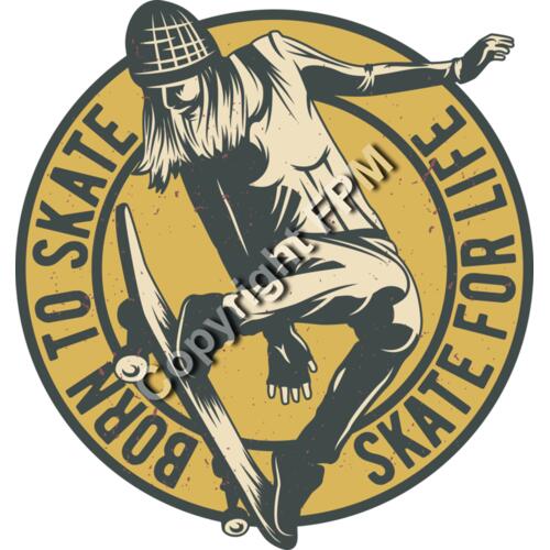 A1838 Born to Skate Thumbnail