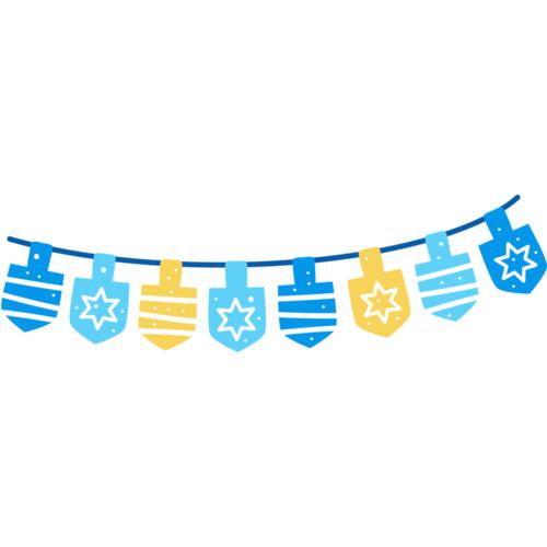 A1911 Dreidel Garland Thumbnail