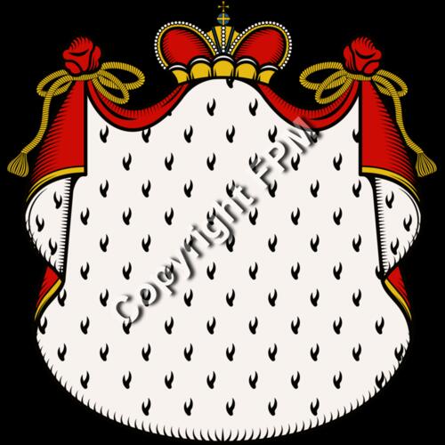 1358 Family Crest Drape Thumbnail