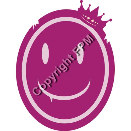 B1048 Happy Face Crown Thumbnail