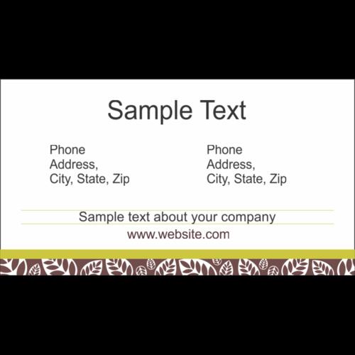 General Business card 124 Thumbnail