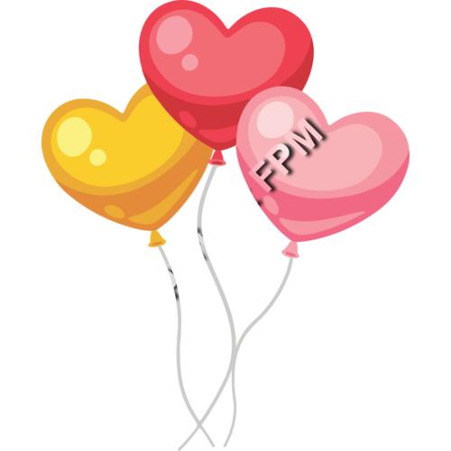 B6002 Heart Balloons Thumbnail