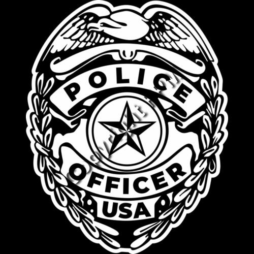 B7181 Police Badge Thumbnail