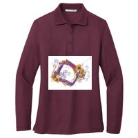 Ladies Silk Touch Long Sleeve Polo Thumbnail