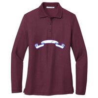 Ladies Silk Touch Long Sleeve Polo Thumbnail