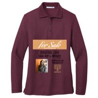 Ladies Silk Touch Long Sleeve Polo Thumbnail