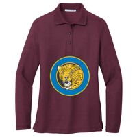 Ladies Silk Touch Long Sleeve Polo Thumbnail