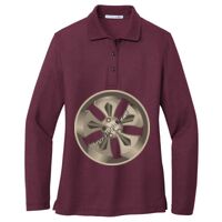 Ladies Silk Touch Long Sleeve Polo Thumbnail