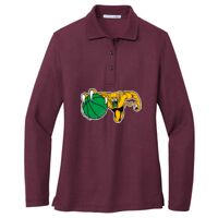 Ladies Silk Touch Long Sleeve Polo Thumbnail