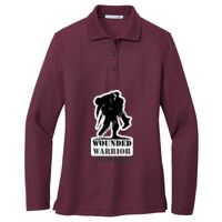 Ladies Silk Touch Long Sleeve Polo Thumbnail