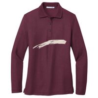 Ladies Silk Touch Long Sleeve Polo Thumbnail