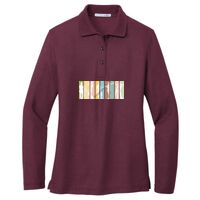 Ladies Silk Touch Long Sleeve Polo Thumbnail