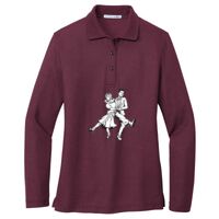 Ladies Silk Touch Long Sleeve Polo Thumbnail