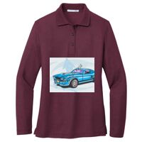 Ladies Silk Touch Long Sleeve Polo Thumbnail