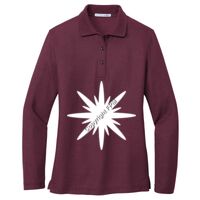 Ladies Silk Touch Long Sleeve Polo Thumbnail