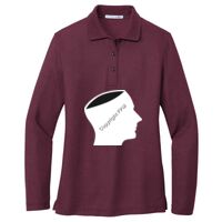 Ladies Silk Touch Long Sleeve Polo Thumbnail